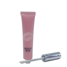 Emballage en plastique rond de tube de lustre de lèvre cosmétique de 7ml